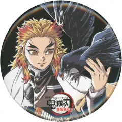 【中古】バッジ・ピンズ [単品] 煉獄杏寿郎＆鎹鴉 57mm缶バッジ 「劇場版 鬼滅の刃 無限列車編 銀幕画集 豪華版」 同梱品 エアコミケ3グッズ