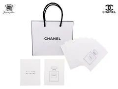 シャネル ムエット 調香紙 アリュール パルファム ALLURE 10枚セット ショッパー付き CHANEL【Used 開封品】