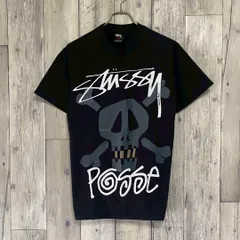 STUSSY ステューシー 両面プリント 半袖 Tシャツ TEE S