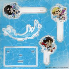 [중고]아크릴스탠드· 아크릴 패널 에렌 예거&미카사 아커만&에르빈 스미스 디오라마아크릴스탠드[진격의 거인×콜라보 카페 본점 제2탄]