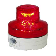 【新品・3営業日で発送】日動工業 電池式LED回転灯ニコUFO　常時点灯タイプ　赤 NU-AR 1個