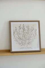 HENRI MATISSE (アンリ・マティス) | Le platane S (brown frame) | アートプリント/アートポスター フレーム付き 北欧 スカンジナビアン 絵画 西洋絵画 インテリア ポスター ポスターパネル おしゃれ 正方形