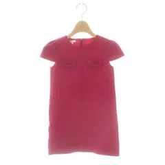 グッチ GUCCI ホースビットポケットデザインワンピース ミニ 膝丈 半袖 6 120 マゼンタピンク 360438 /MI ■OS ■SH キッズ