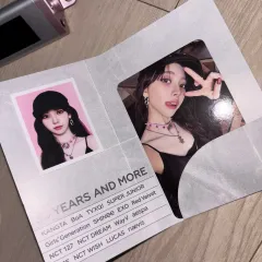 aespa(エスパ) カリナ(KARINA) mp3 トレカ 証明写真 IDフォト ミニフォト ホルダー ケース