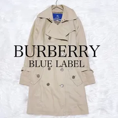 バーバリーブルーレーベル　トレンチコート　ノバチェックライナー　Ａライン