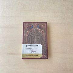 【paperblanks】ノート　ペルシア詩人　ハーフェズのクジャク（ミニ）　罫線