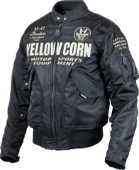 ウィンタージャケット ブラック/アイボリー 3Lサイズ YB-5302 イエローコーン