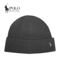 ラルフローレン ニット帽 メンズ ブランド polo ralph lauren prl 大きめ バークレーヘザー 【メール便】 正規品 新品 男性 509802