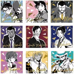 【中古】バッジ・ビンズ 全9種セット 「名探偵コナン トレーディングスクエア缶バッジ 謎ファイルコレクション」