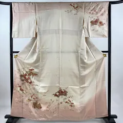 【美品】振袖　吾妻徳穂　落款【紅に華やぐ桜紅葉】　金彩　正絹　身丈158.5cm 決算セール 吉澤友禅 新品正絹振袖 手縫い仕立付き 吾妻徳穂 赤