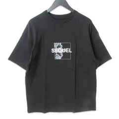 A17369 未使用 シークエル 23AW フォトプリントロンT ブラック L A17369 未使用 シークエル 23AW フォトプリントロンT ブラック L