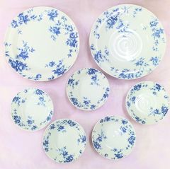 【特価品】桂由美　野バラ　サラダセット　陶器　西洋陶器　食器　キッチン用品