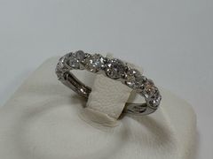新品☆PT900☆天然ダイヤモンド1.03ct☆ツイストリング☆超かわ 