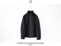 【SALE】LiSS / Soutien Collar Wool Blouson - BLK