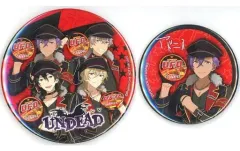 【中古】バッジ・ピンズ [単品] UNDEAD＆乙狩アドニス 缶バッジセット(2種セット) 「あんさんぶるスターズ!!スペシャルコラボキャンペーン UNDEAD×日清焼そばU.F.O. コラボレーションセット」 同梱品