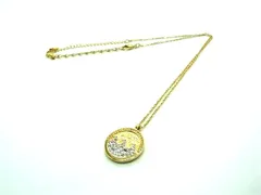 SWAROVSKI スワロフスキー ラインストーン ネックレス ペンダント アクセサリー レディース ゴールド系 DH3453