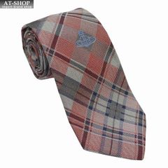 ヴィヴィアンネクタイ ヴィヴィアンウエストウッド Vivienne Westwood メンズ ネクタイ AW2024モデル スリム7cm チェック柄 BORDEAUX 誕生日 プレゼント ギフト