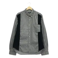 90s コムデギャルソンオム 白黒 ギンガムチェック シャツ 田中オム ギャルソンオム 90s田中オム ギンガムチェックシャツ