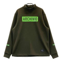 サイズ：48 ARCHIVIO アルチビオ A429903 2024年 長袖ハイネックTシャツ  カーキ系 [240101345738] ゴルフウェア メンズ ストスト