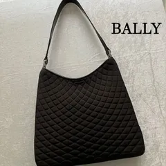 極美品✨BALLY ブラック キルティング ハンドバッグ ショルダーバッグ 極美品 バリー チェーン ショルダーバッグ キルティング レザー