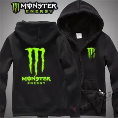 【希少品】Monster Energy モンスターエナジー ジップパーカー 古着 DC SHOES - DC SHOES モンスターエナジー ハーフモノグラム