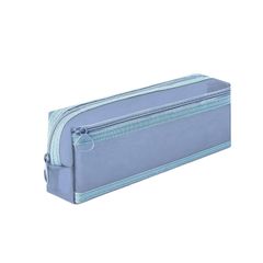 新品 MANJIAMEI メッシュペンポーチ 透明 筆箱 小学生 女の子 男の子 ポーチ 筆入れ ふでばこ メッシュ 大容量 クリアペンポーチ 文房具収納 旅行化粧バッグ 大人兼用(ブルー)