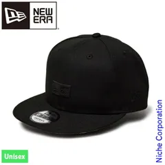 【新品】 ニューエラ  9FIFTY モノグラム パターン ボックスロゴ TPUパッチ ブラック 14388571 アウトドア ウェア 帽子 ユニセックス