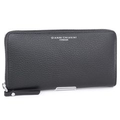 【GIANNI CHIARINI / ジャンニキアリーニ】レディース  長財布 (PF5042 GRN NERO) 23SS ブラック [新品] [訳あり]