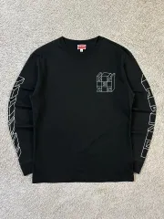 XS 24FW KENZO ケンゾー パリ 큐브 Classic ロングスリーブ 黒