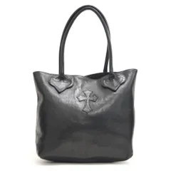 CHROME HEARTS/クロムハーツ FS 旧型 セメタリークロス レザー トートバッグ ブラック メンズ ブランドのサムネイル