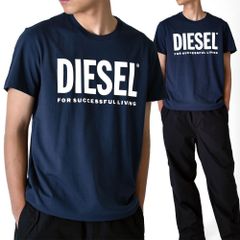 新品タグ付 DIESEL ディーゼル 半袖 定番 ロゴ Tシャツ T-DIEGO-LOGO 00SXED 0AAXJ ネイビー メンズ レディース ユニセックス ジェンダーレス 当店管理番号 2021103000143