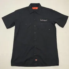Dickies ディッキーズ 半袖シャツ ワークシャツ プリントロゴ HONDURAS メンズ ブラックのサムネイル