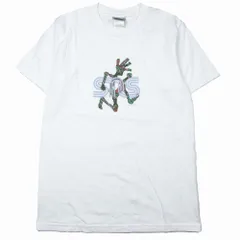 20ss グラミチ GRAMICCI × Sneakersnstuff コラボ Tシャツ カットソー 半袖 丸首 トップス サイズS ホワイト 白 メンズ 【中古】
