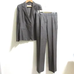 Max Mara グレー ビジネスパンツスーツ Max Mara - 【未使用】マックスマーラMaxMaraパンツスーツ40の