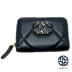 CHANEL シャネル ココマーク CCマーク 黒 ブラック シャネル19 ジップコインパース AP0949 コインケース 小銭入れ ブランド 財布 サイフ