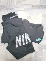 ◇ ⊂ 《 NIKE ナイキ まとめ売り5点セット サイズM トップス レギンス レディース 》 P  【1410160007273】