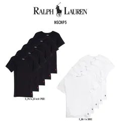 POLO RALPH LAUREN(ポロ ラルフローレン)クルーネック Tシャツ スリム 5枚セット お買い得 パック メンズ 下着 Cotton Slim Fit NSCNP5のサムネイル