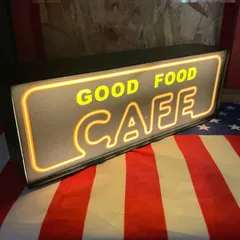 【CAFE】LEDナイトライト NEON CAFE 振動センサーライト LEDサイン アメリカン雑貨 ガレージ