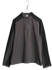 【お得なクーポン配布中!】 ノースフェイス フリース 長袖 Tシャツ メンズ M / The North Face アウトドア ロンT ハーフジップ ハイネック プルオーバー ツートン 薄手