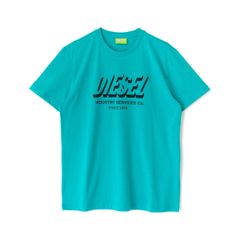 新品タグ付 DIESEL 半袖Tシャツ T-DIEGOS-A5 A01849 0GRAM ライトブルー (5II) 当店管理番号 66286665