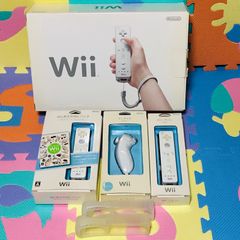 Wii本体　周辺機器セット　ソフト4本付き
