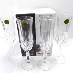 ROYAL DOULTON ロイヤルドルトン Roma Crystal シャンパングラス 4客セット　公田店
