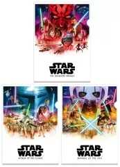 【中古】クリアファイル(男性アイドル) E サーガ A4クリアファイルセット(3枚組) 「スター・ウォーズ」