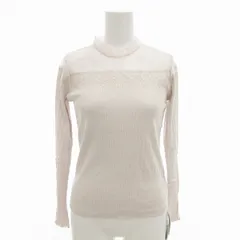 プロポーション ボディドレッシング PROPORTION BODY DRESSING タグ付き カットソー ニット 長袖 刺繍 レース 2 M グレー /TZ 0902のサムネイル