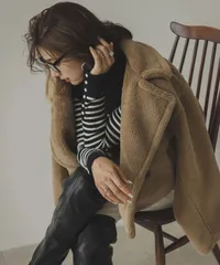 夢展望公式 [新品未使用] テディベアショートコート [モカ] 他カラー別ページ有 rectangle ジャケット・ブルゾン テーラージャケット 533709-02