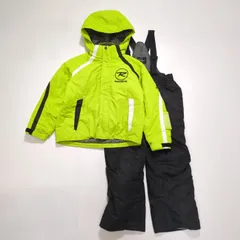 ジュニアスキーウェア 上下セット RLEJST04 グリーン 130cm