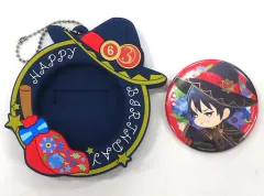 【中古】バッジ・ピンズ デュース・スペード ブルームバースデーカバー付き缶バッジ 「ディズニー ツイステッドワンダーランド」 デュースの誕生日記念グッズ