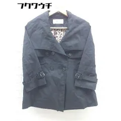 ◇ ◎ BEAMS LIGHTS ビームス ライツ ライナー付 七分袖 コート サイズ36 ブラック レディース 【中古】 【1002802508974】