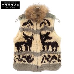 CHANEL シャネル 15SS P51232K06570 ボーダー ニットスカート 40  