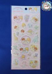 ぷっくりシール　リトルツインスターズ　レトロ　キキララ　25ピース 　S8812772